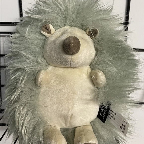 FAO Schwarz Hedgehog 10" Stuffed Animal Plush - Picture 2 of 6